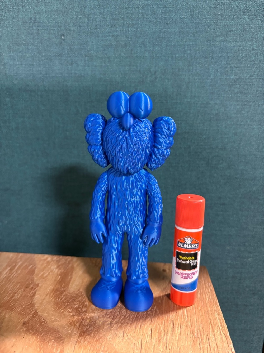 Blue KAWS-style Vinyl Figure